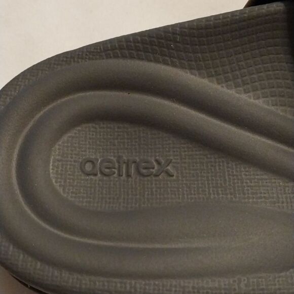 AETREX slip on double strap velcro closure sandals size 7 - Picture 2 of 8